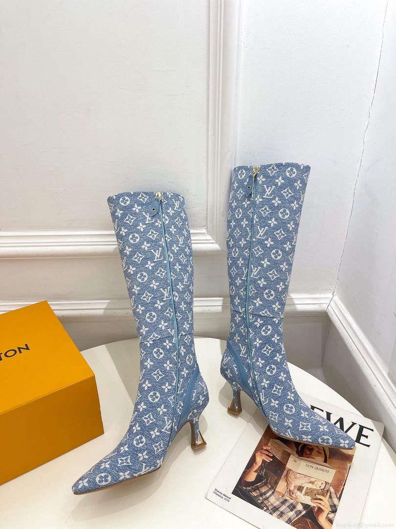 LV 1ACAKQ Louis Vuitton Women’s Shoes Sparkle High Boots L75209