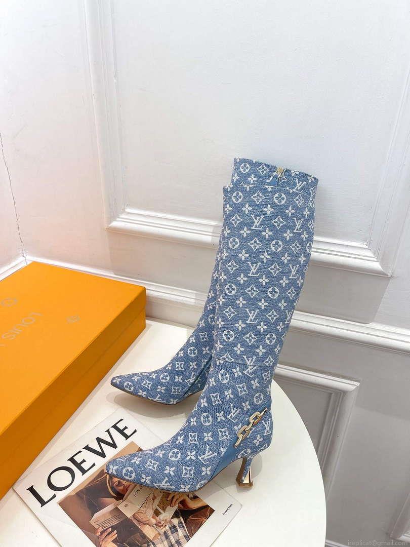 LV 1ACAKQ Louis Vuitton Women’s Shoes Sparkle High Boots L75209