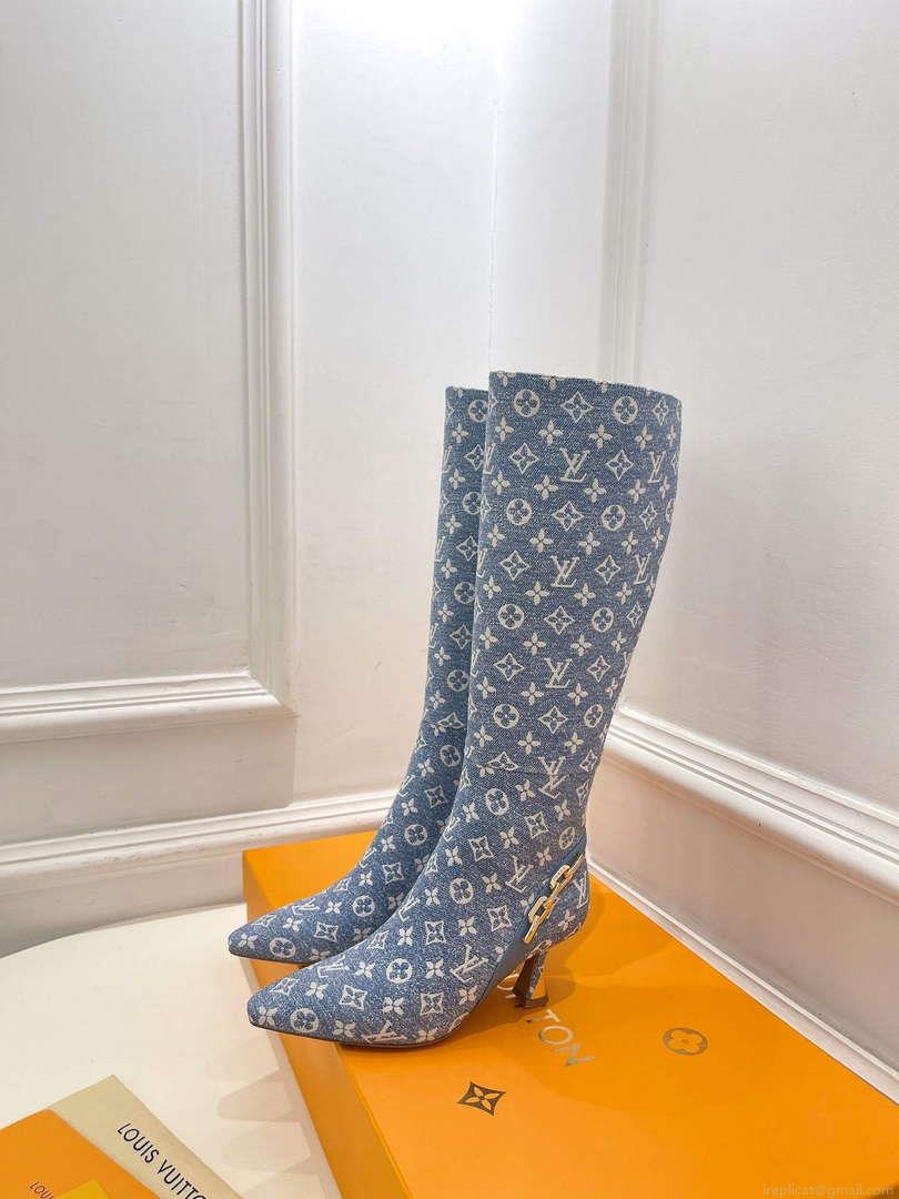 LV 1ACAKQ Louis Vuitton Women’s Shoes Sparkle High Boots L75209