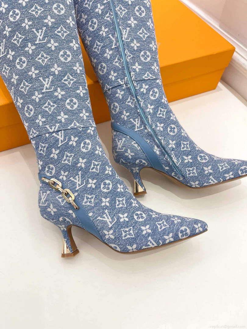 LV 1ACAKQ Louis Vuitton Women’s Shoes Sparkle High Boots L75209