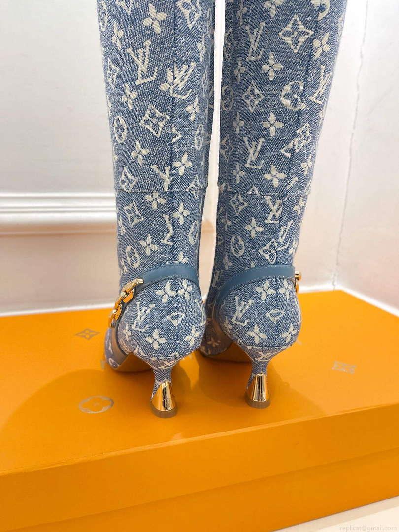 LV 1ACAKQ Louis Vuitton Women’s Shoes Sparkle High Boots L75209
