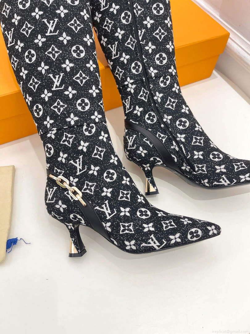 LV 1ACAKQ Louis Vuitton Women’s Shoes Sparkle High Boots L75210