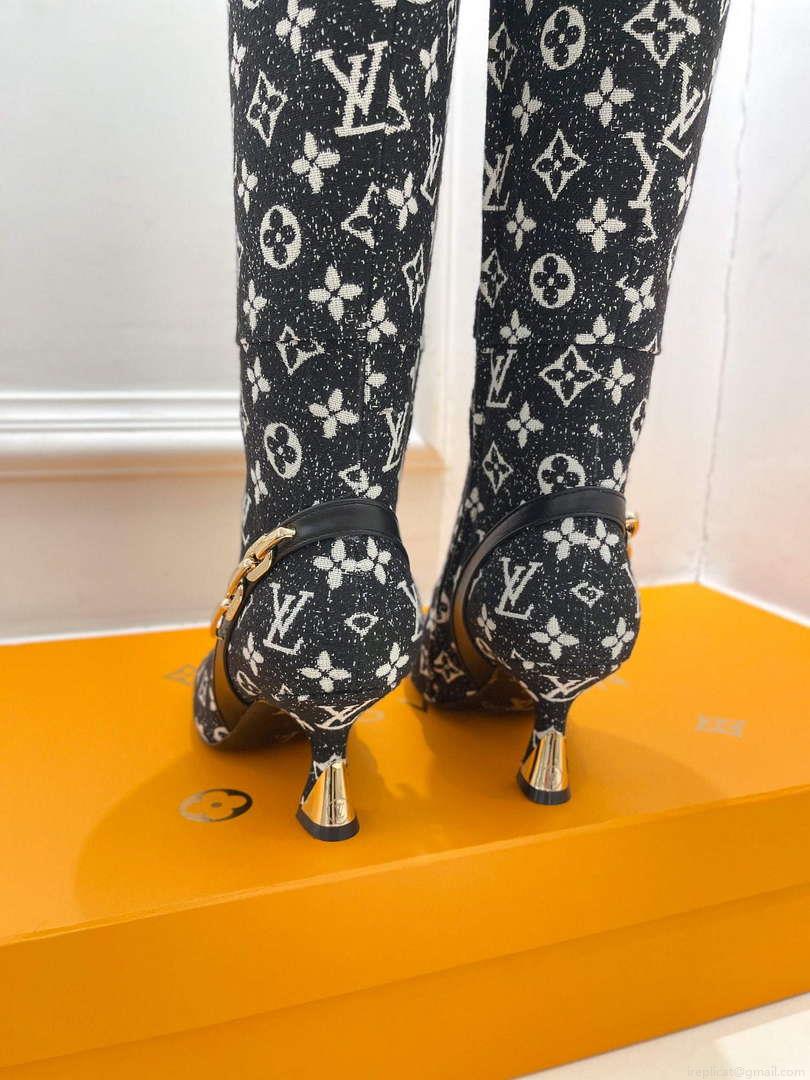LV 1ACAKQ Louis Vuitton Women’s Shoes Sparkle High Boots L75210