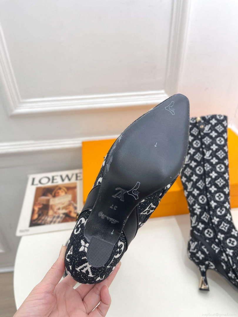 LV 1ACAKQ Louis Vuitton Women’s Shoes Sparkle High Boots L75210