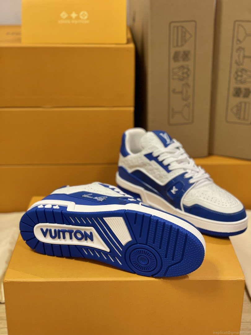 Louis Vuitton 1AC58D Women Men’s LV Trainer Sneaker M601031