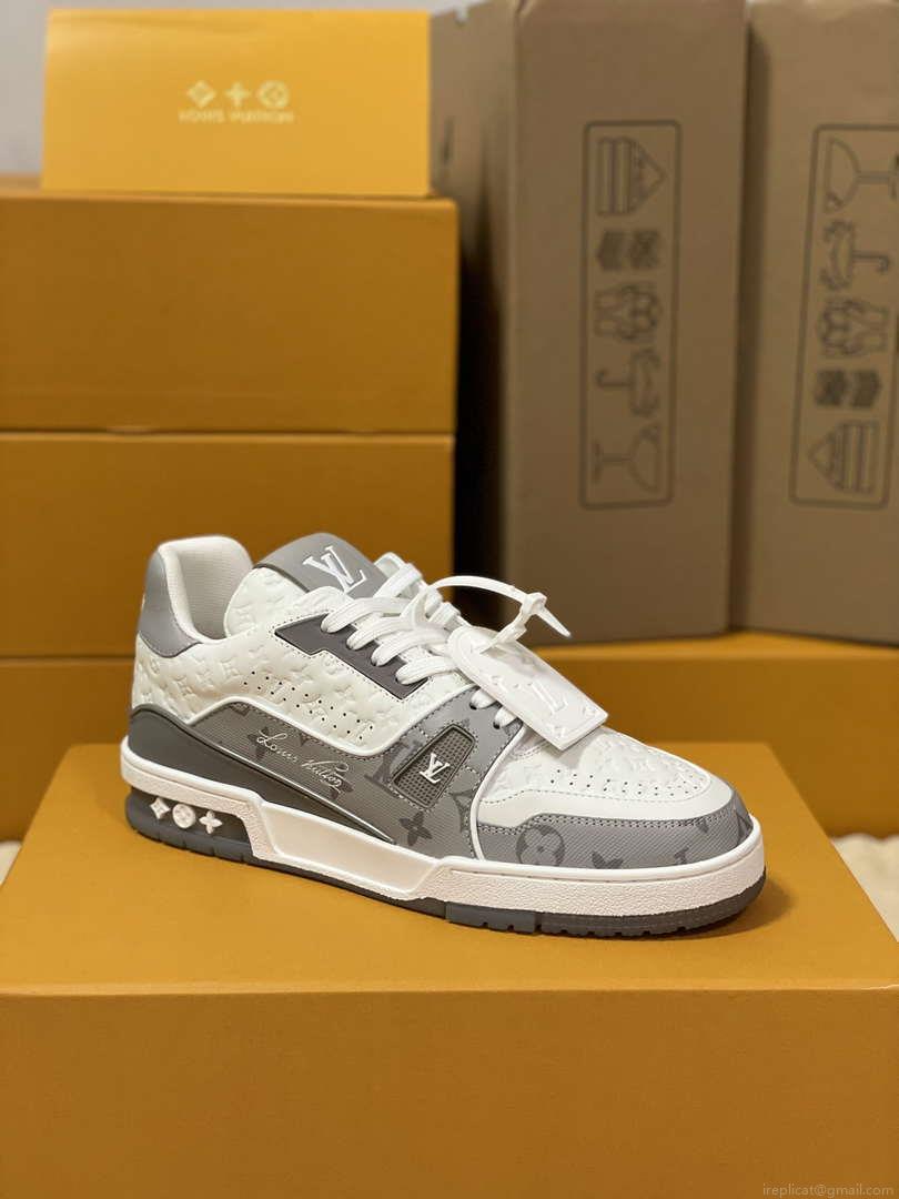 Louis Vuitton 1AC58D Women Men’s LV Trainer Sneaker M601030
