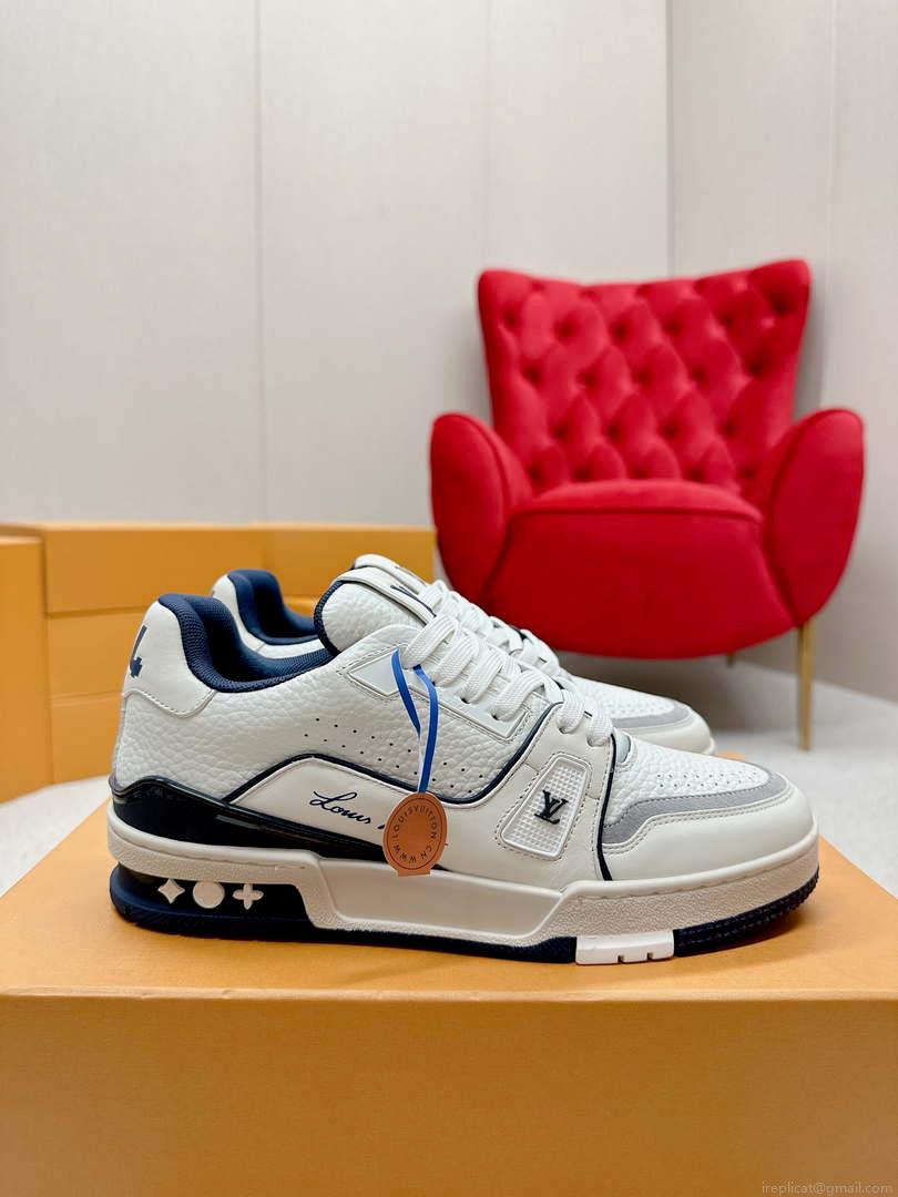 Louis Vuitton 1ABFAF Men Women’s LV Trainer Sneaker L62458