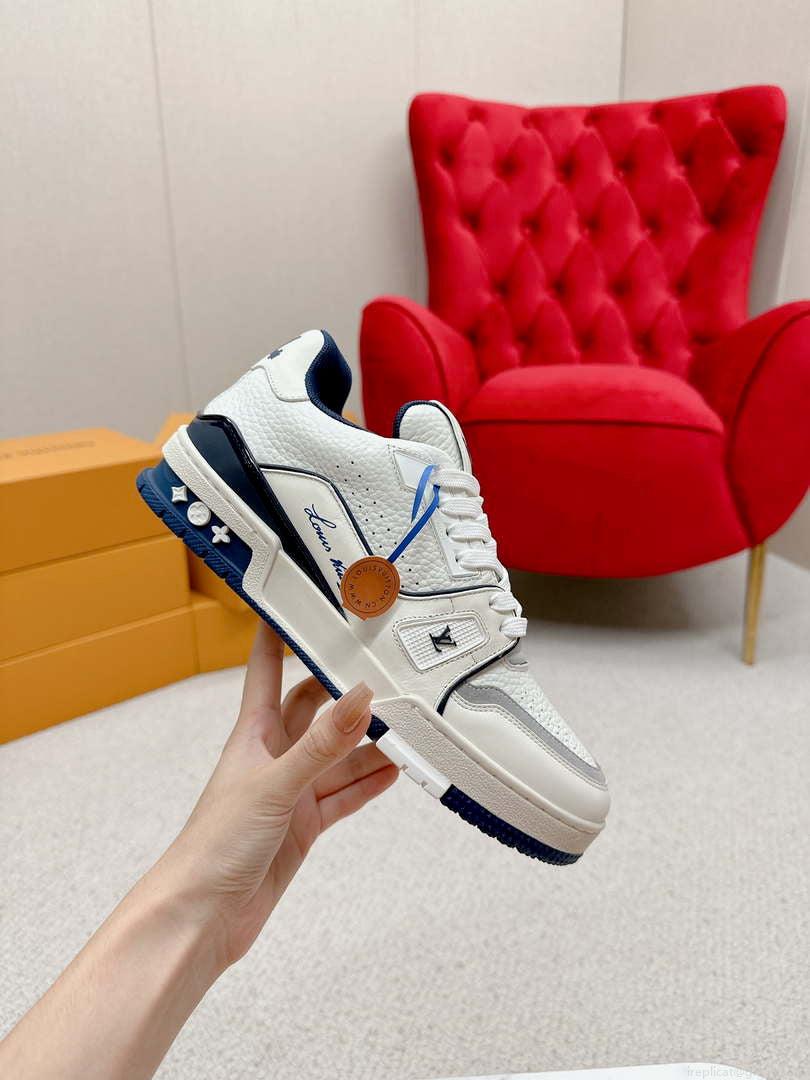 Louis Vuitton 1ABFAF Men Women’s LV Trainer Sneaker L62458