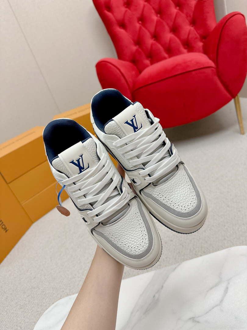 Louis Vuitton 1ABFAF Men Women’s LV Trainer Sneaker L62458