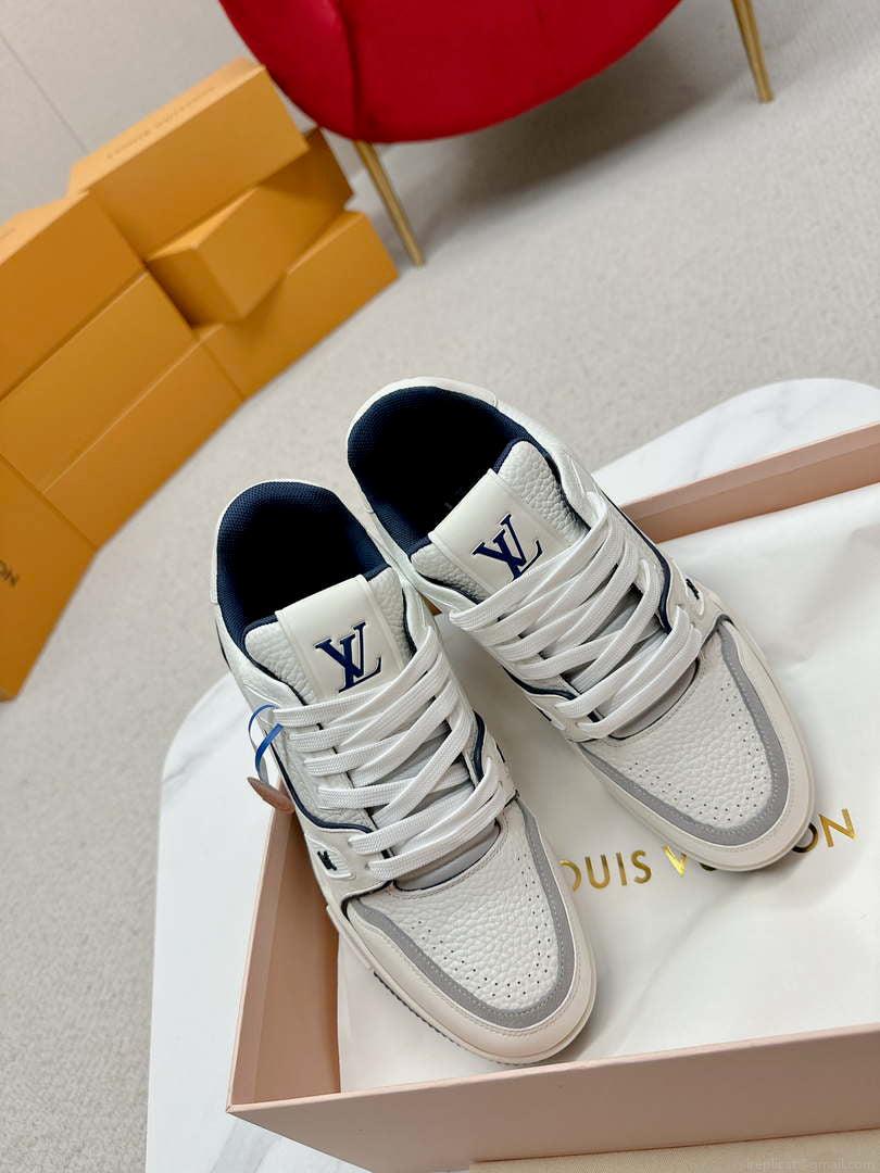 Louis Vuitton 1ABFAF Men Women’s LV Trainer Sneaker L62458