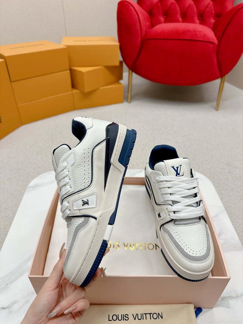 Louis Vuitton 1ABFAF Men Women’s LV Trainer Sneaker L62458
