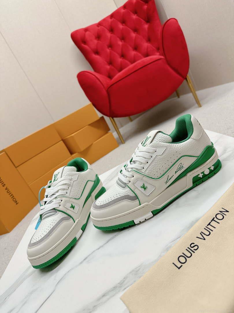 Louis Vuitton 1ABFAF Men Women’s LV Trainer Sneaker L62459