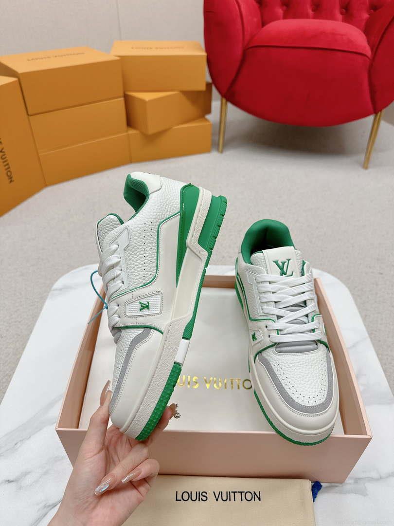 Louis Vuitton 1ABFAF Men Women’s LV Trainer Sneaker L62459