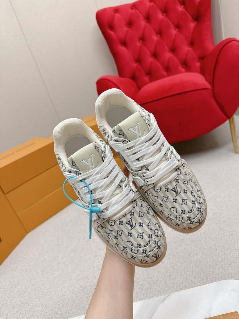 Louis Vuitton 1ABG0H Men Women’s LV Trainer Sneaker L62475