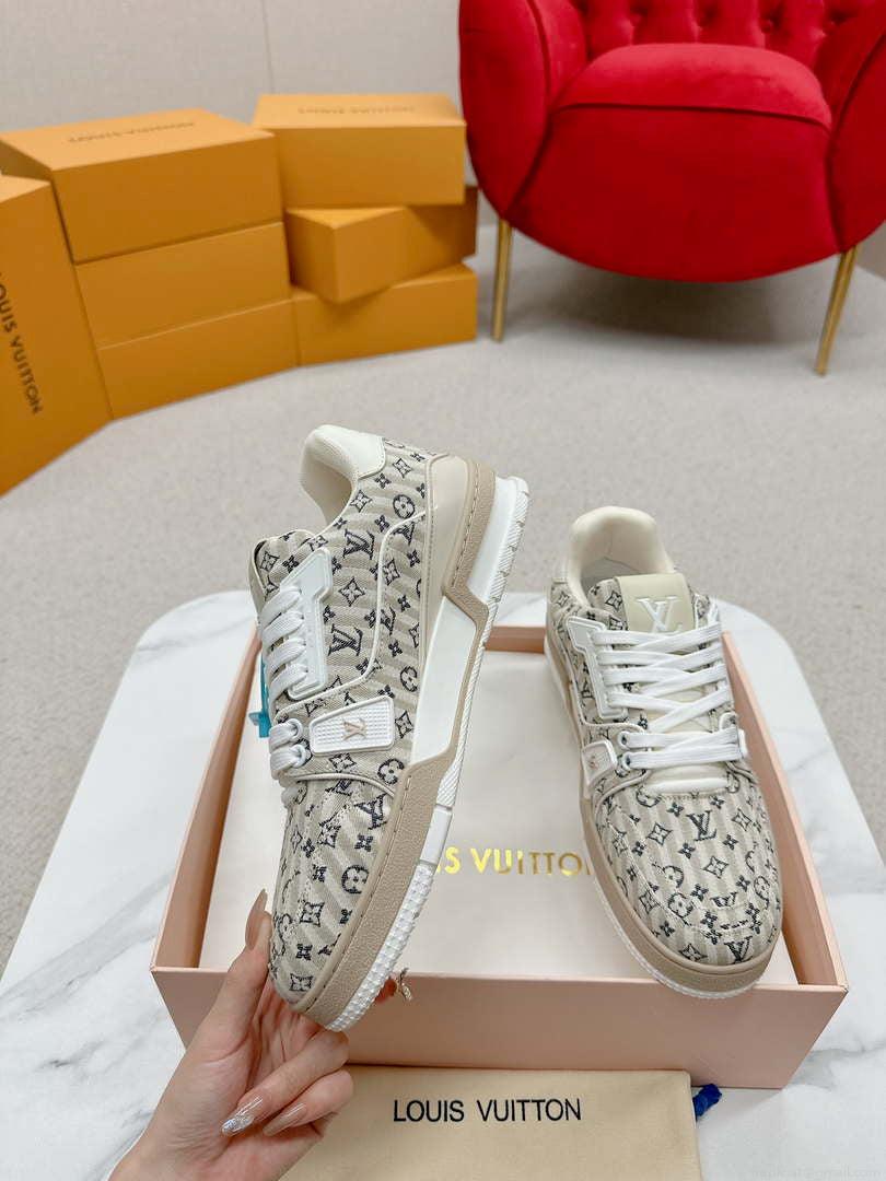 Louis Vuitton 1ABG0H Men Women’s LV Trainer Sneaker L62475