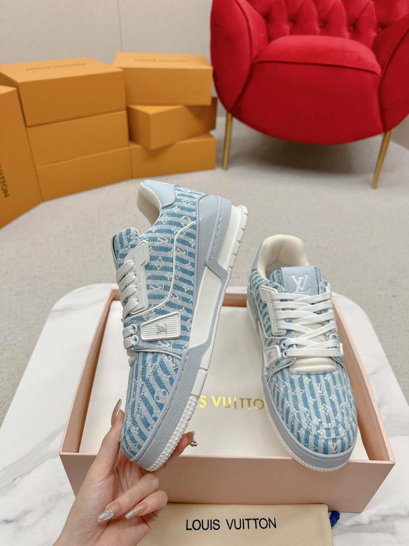 Louis Vuitton 1ABG0H Men Women’s LV Trainer Sneaker L62476