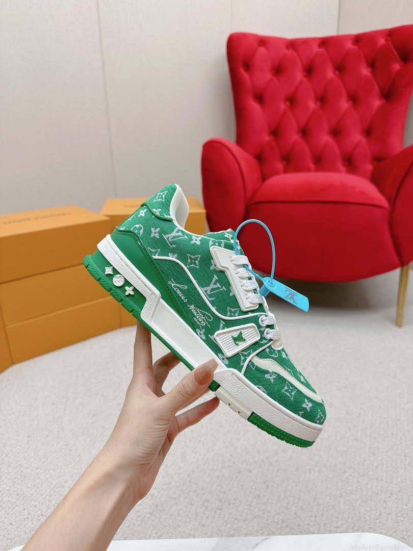 Louis Vuitton 1ABNJP Men Women’s LV Trainer Sneaker L62479