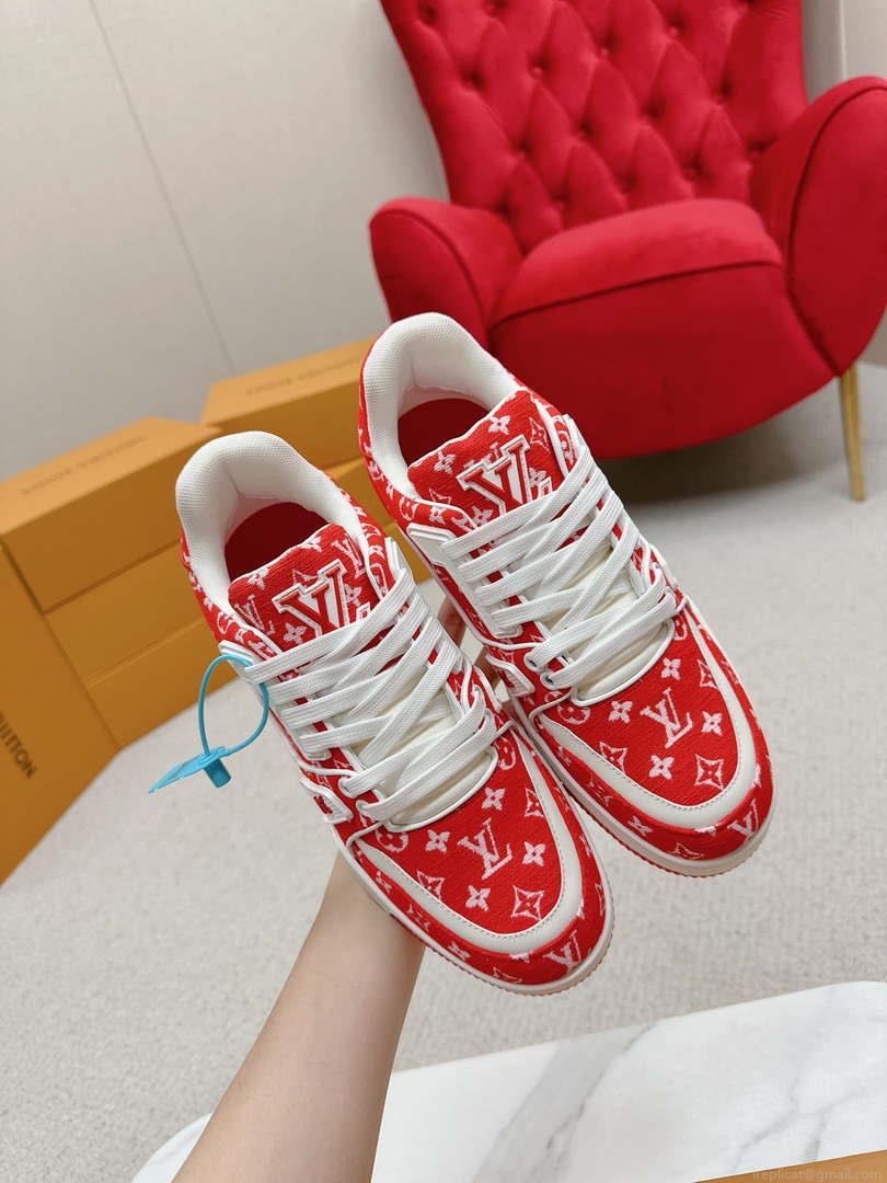 Louis Vuitton 1ABNJP Men Women’s LV Trainer Sneaker L62480