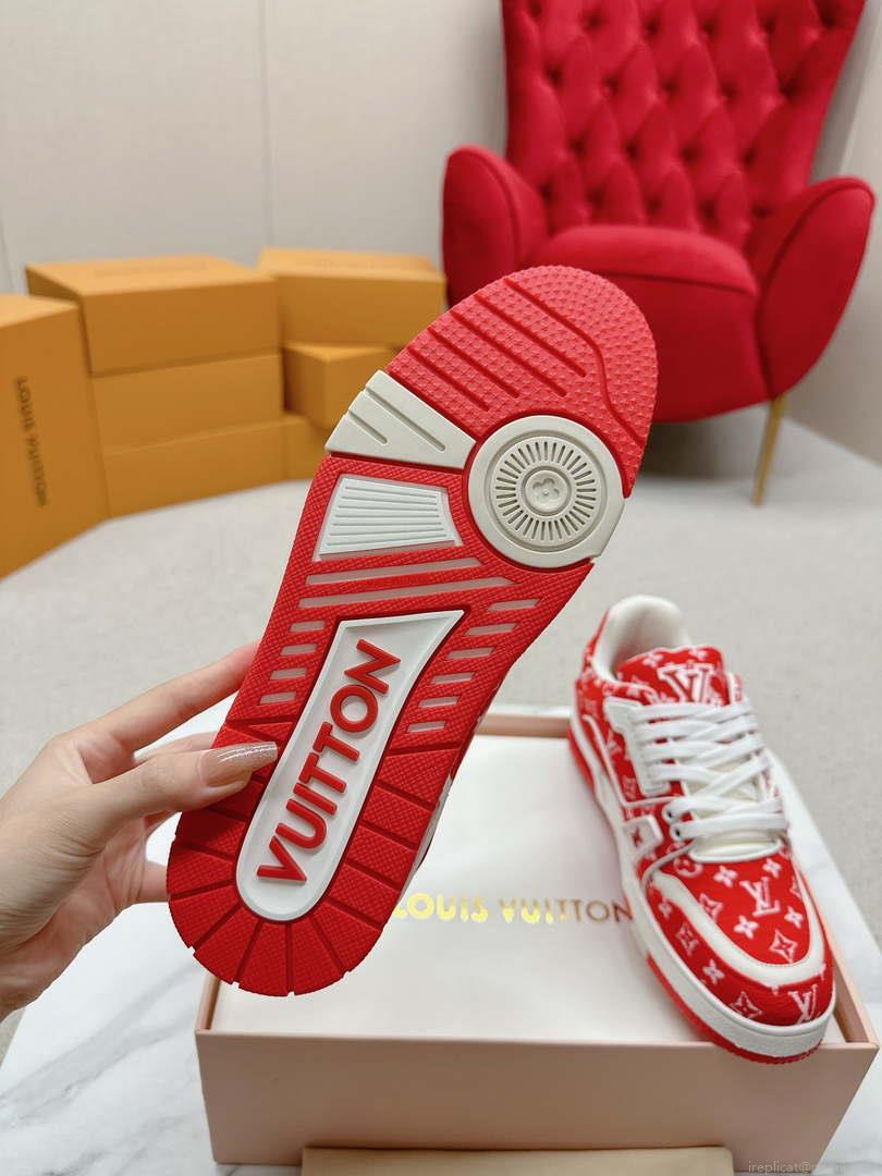 Louis Vuitton 1ABNJP Men Women’s LV Trainer Sneaker L62480