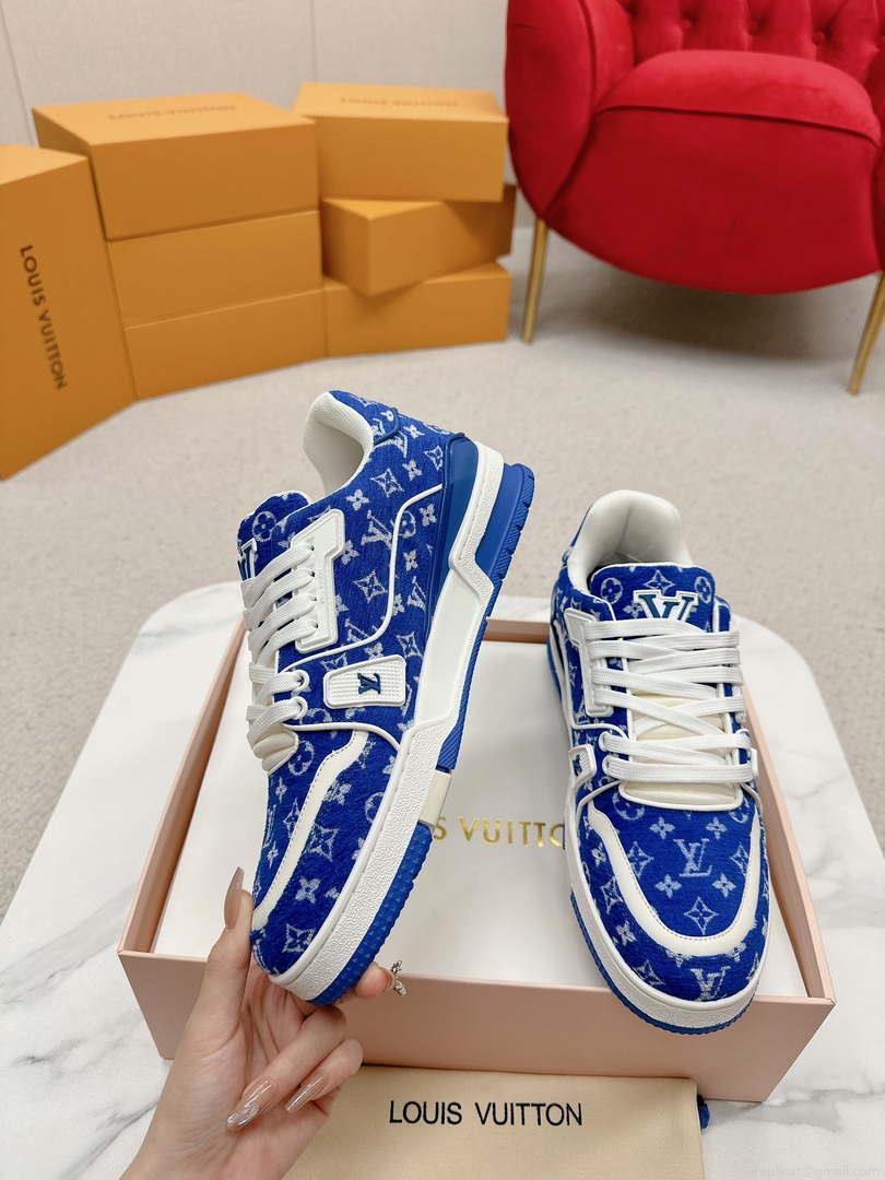 Louis Vuitton 1ABNJP Men Women’s LV Trainer Sneaker L62481