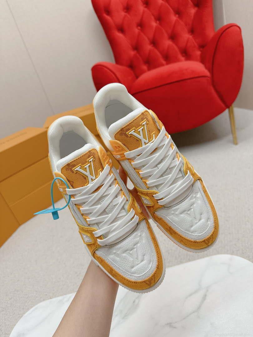 Louis Vuitton 1A9JG2 Men Women’s LV Trainer Sneaker L62486