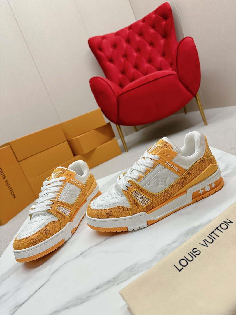 Louis Vuitton 1A9JG2 Men Women’s LV Trainer Sneaker L62486