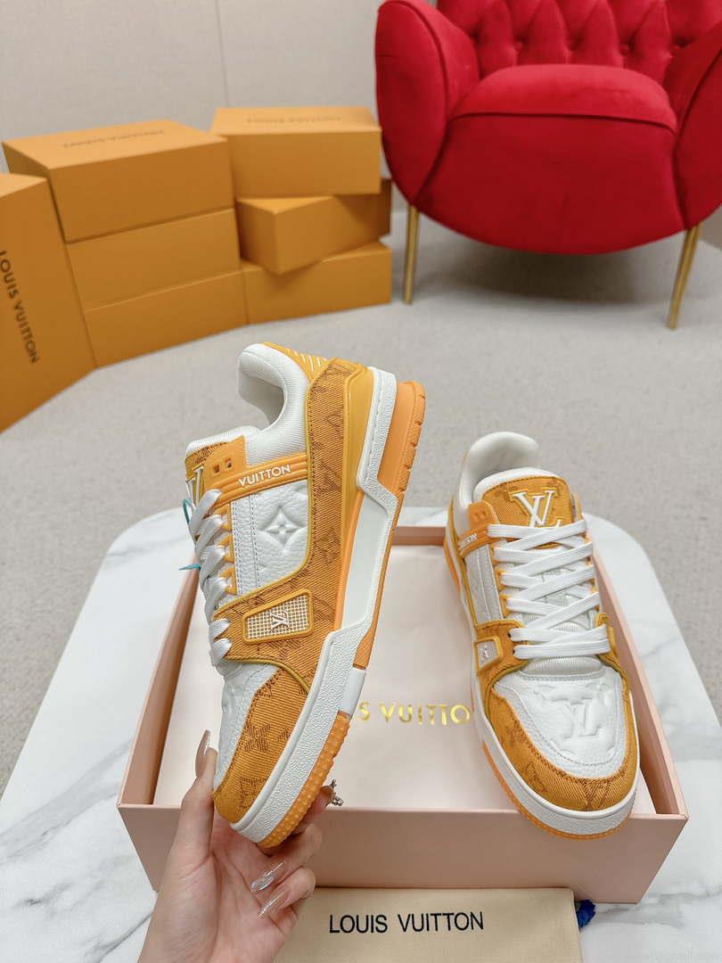 Louis Vuitton 1A9JG2 Men Women’s LV Trainer Sneaker L62486