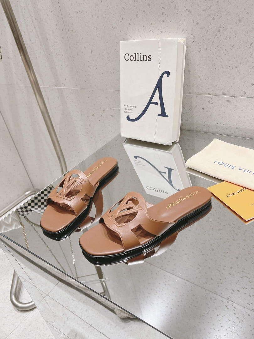 LV 1ABP20 Louis Vuitton LV Isola Flat Mules L66398