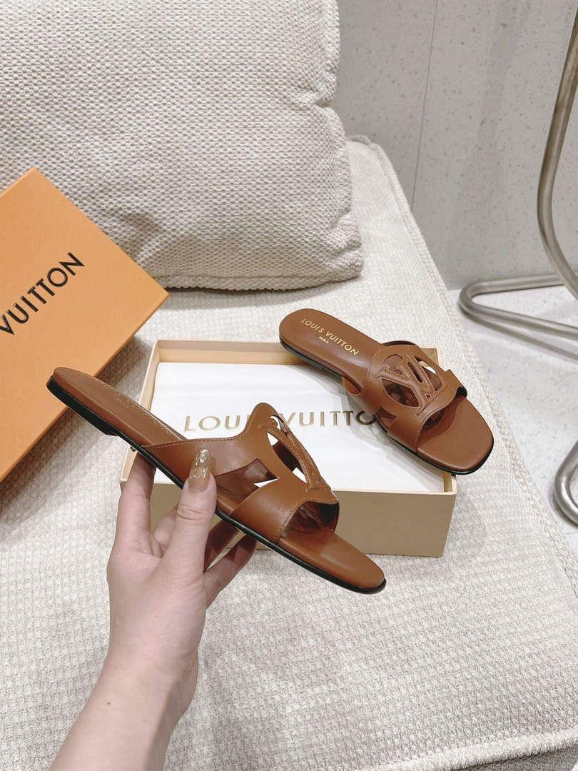 LV 1ABP20 Louis Vuitton LV Isola Flat Mules L66398