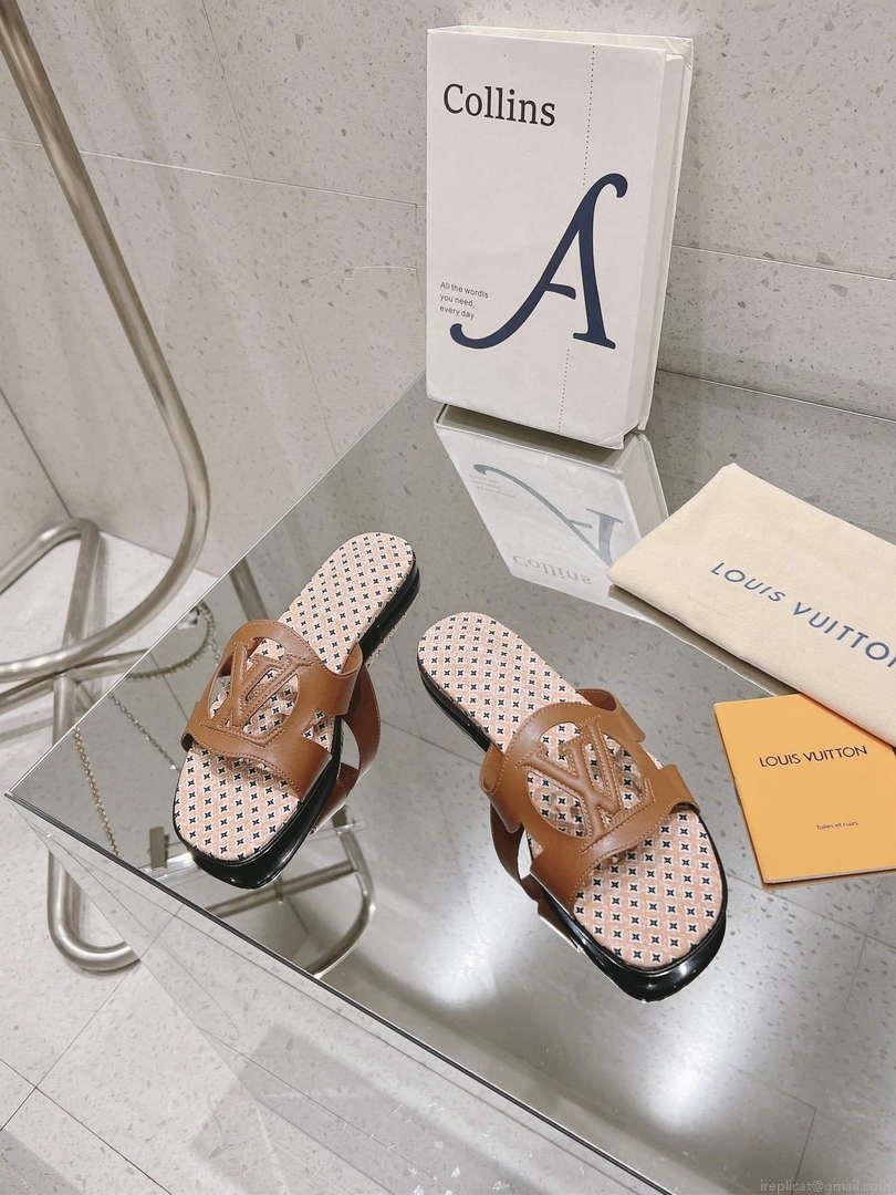 LV 1ABP20 Louis Vuitton LV Isola Flat Mules L66399