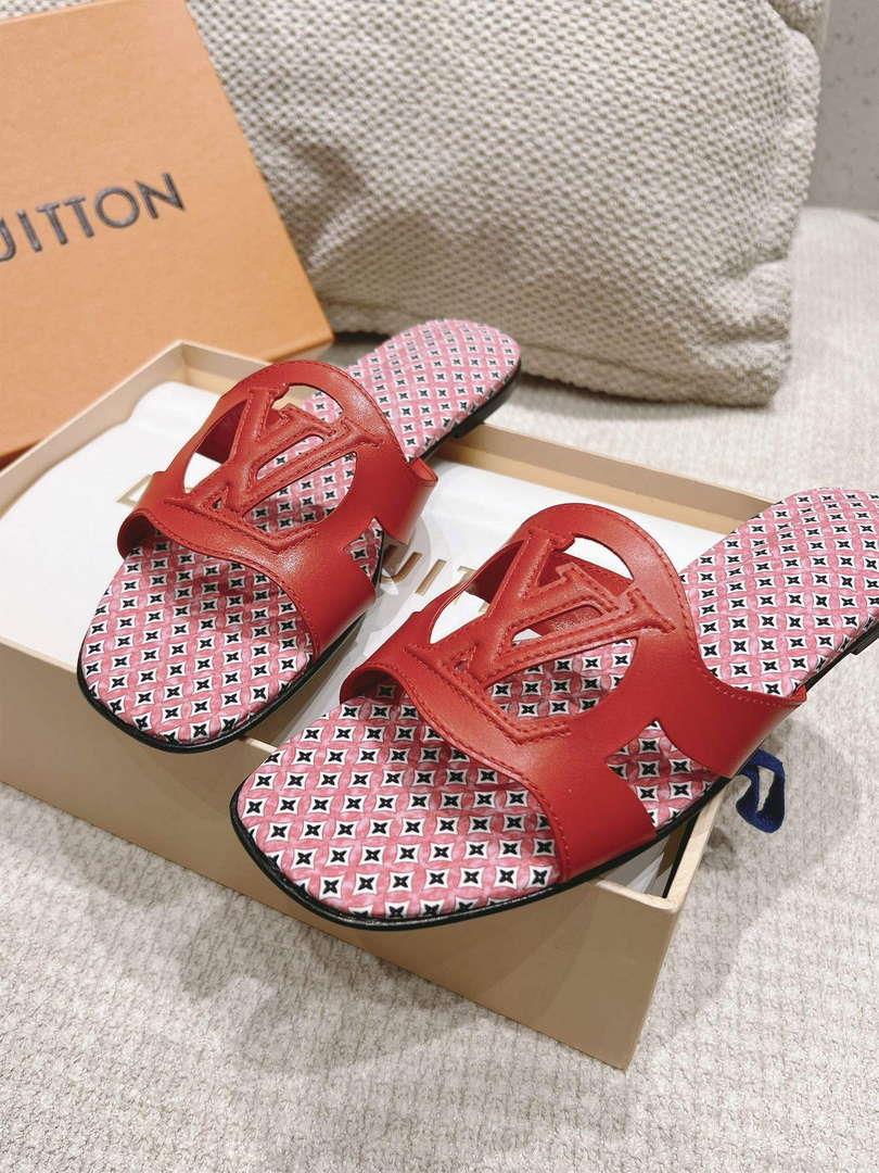 LV 1ABP20 Louis Vuitton LV Isola Flat Mules L66401