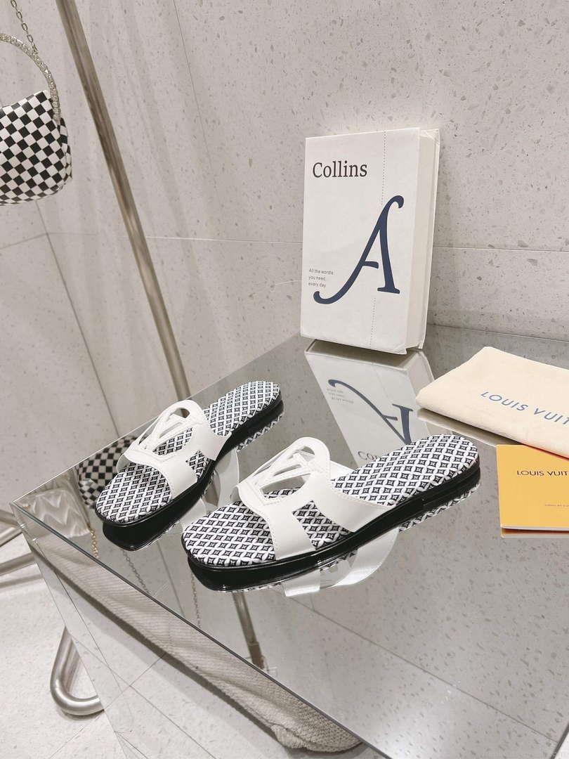 LV 1ABP20 Louis Vuitton LV Isola Flat Mules L66402