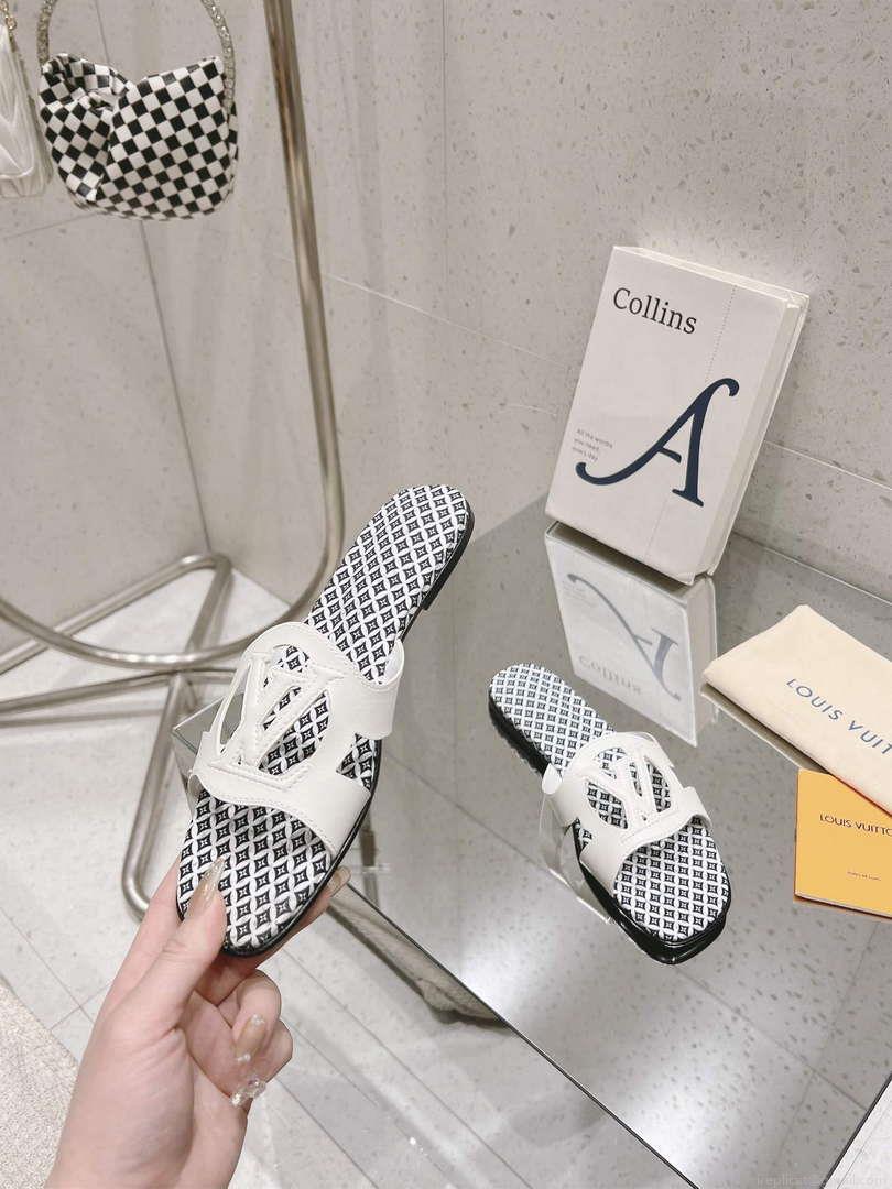 LV 1ABP20 Louis Vuitton LV Isola Flat Mules L66402
