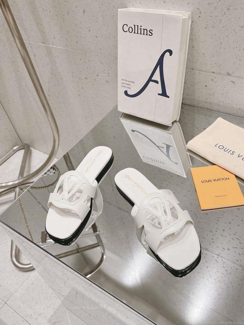 LV 1ABP20 Louis Vuitton LV Isola Flat Mules L66405