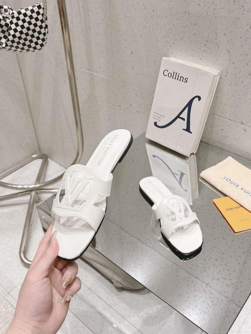 LV 1ABP20 Louis Vuitton LV Isola Flat Mules L66405