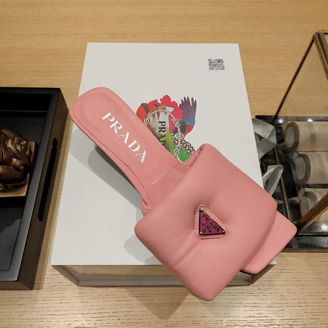 Prada 1XX654 Soft padded nappa sandals P78548