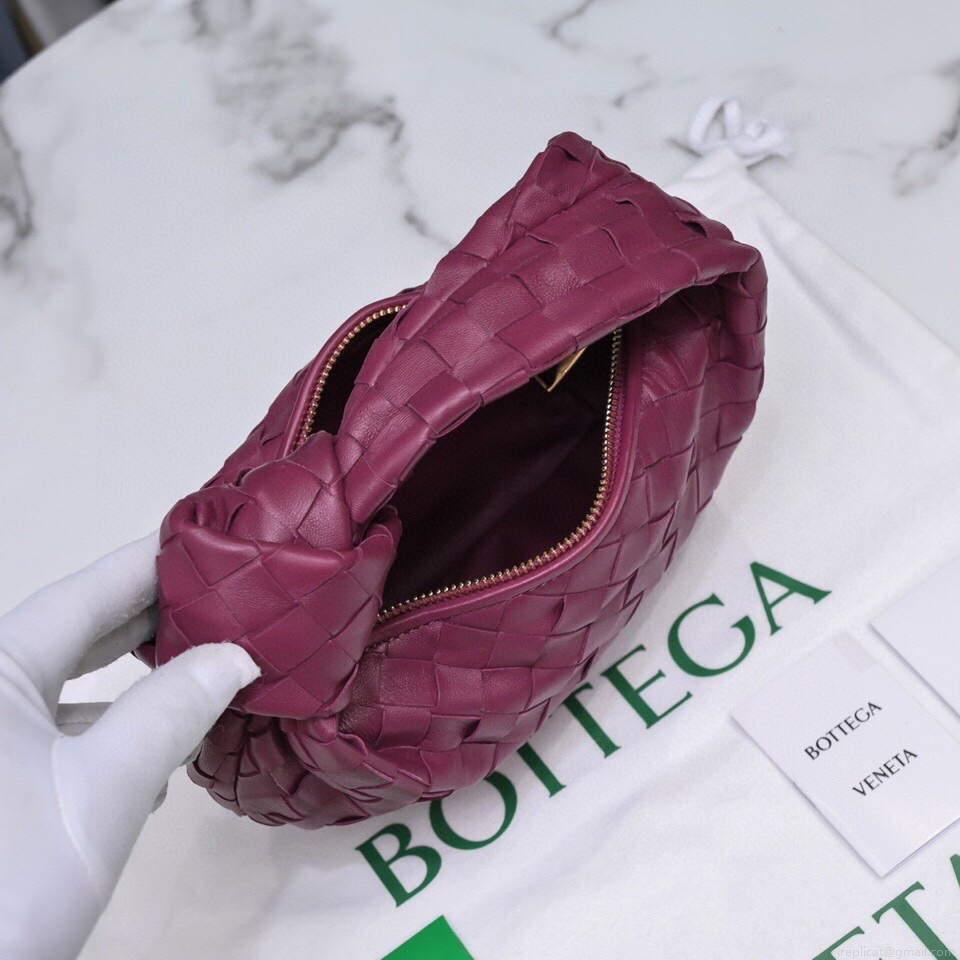 Bottega Veneta BV 651876 mini Jodie Wine Red