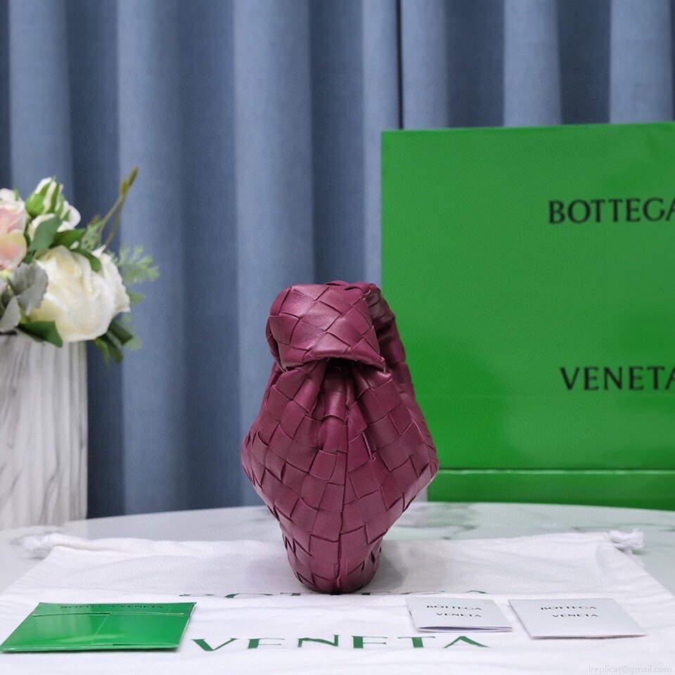 Bottega Veneta BV 651876 mini Jodie Wine Red