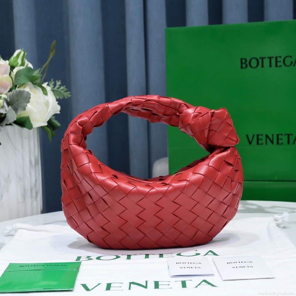 Bottega Veneta BV 651876 mini Jodie Red