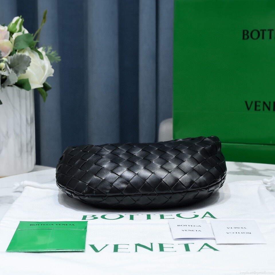 Bottega Veneta BV 651876 mini Jodie Black Gold