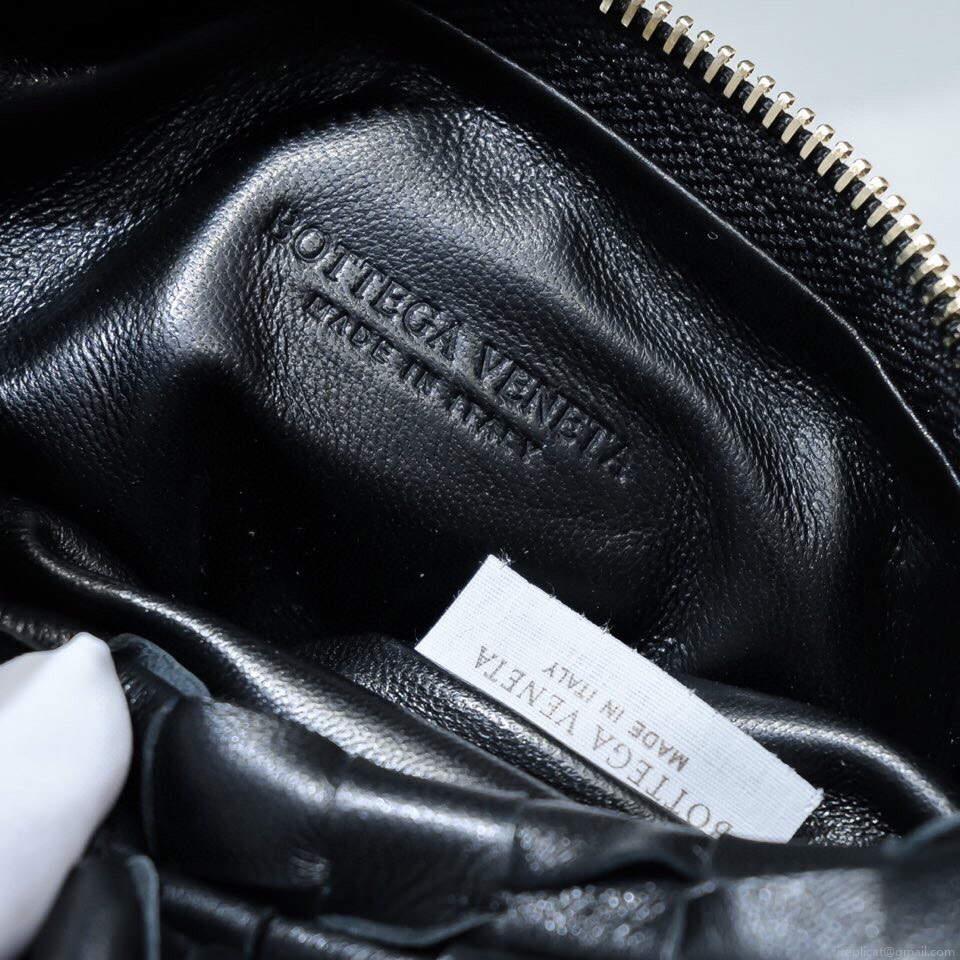 Bottega Veneta BV 651876 mini Jodie Black Gold