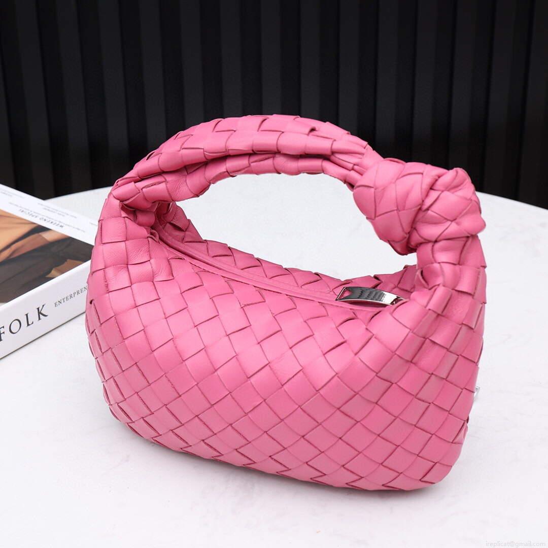 Bottega Veneta BV 651876 mini Jodie Rose Red