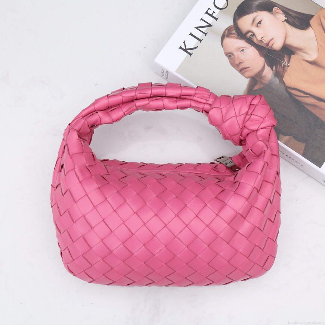 Bottega Veneta BV 651876 mini Jodie Rose Red