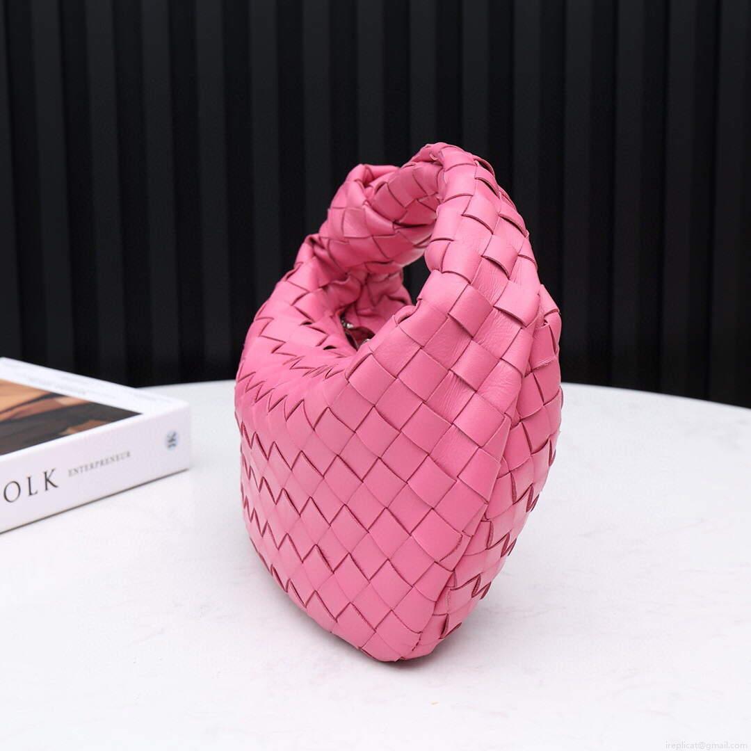 Bottega Veneta BV 651876 mini Jodie Rose Red