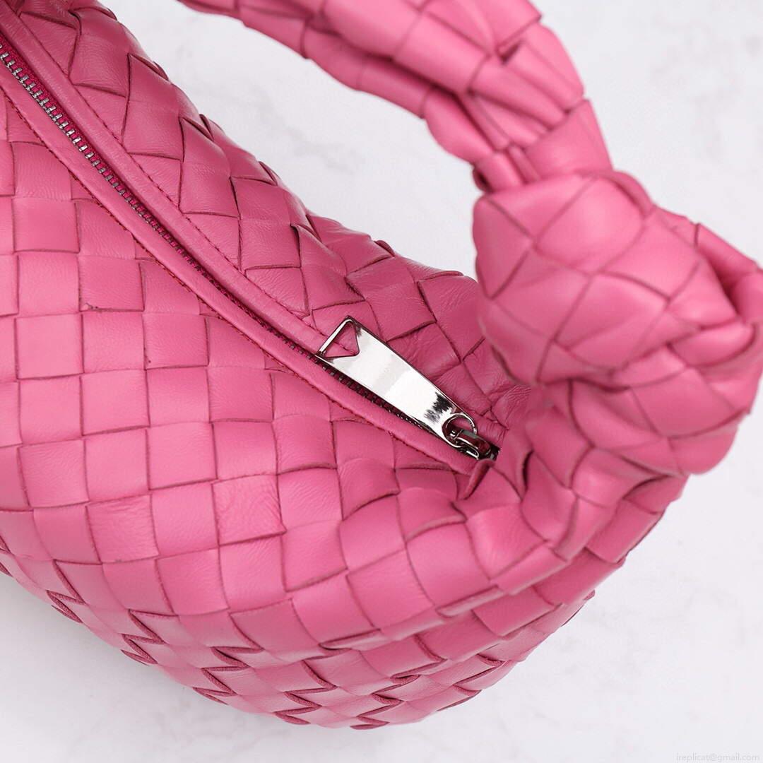 Bottega Veneta BV 651876 mini Jodie Rose Red