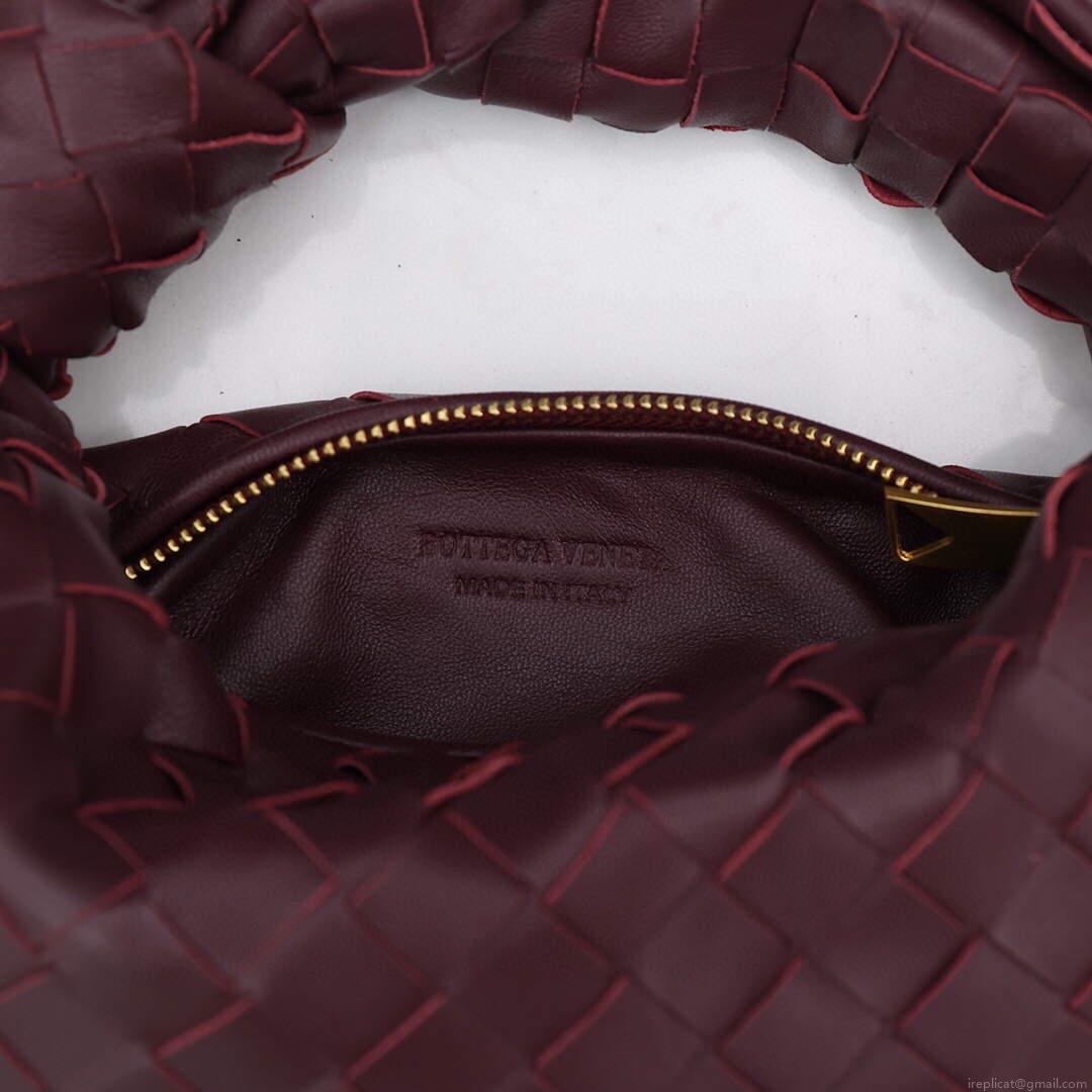 Bottega Veneta BV 651876 mini Jodie Grape