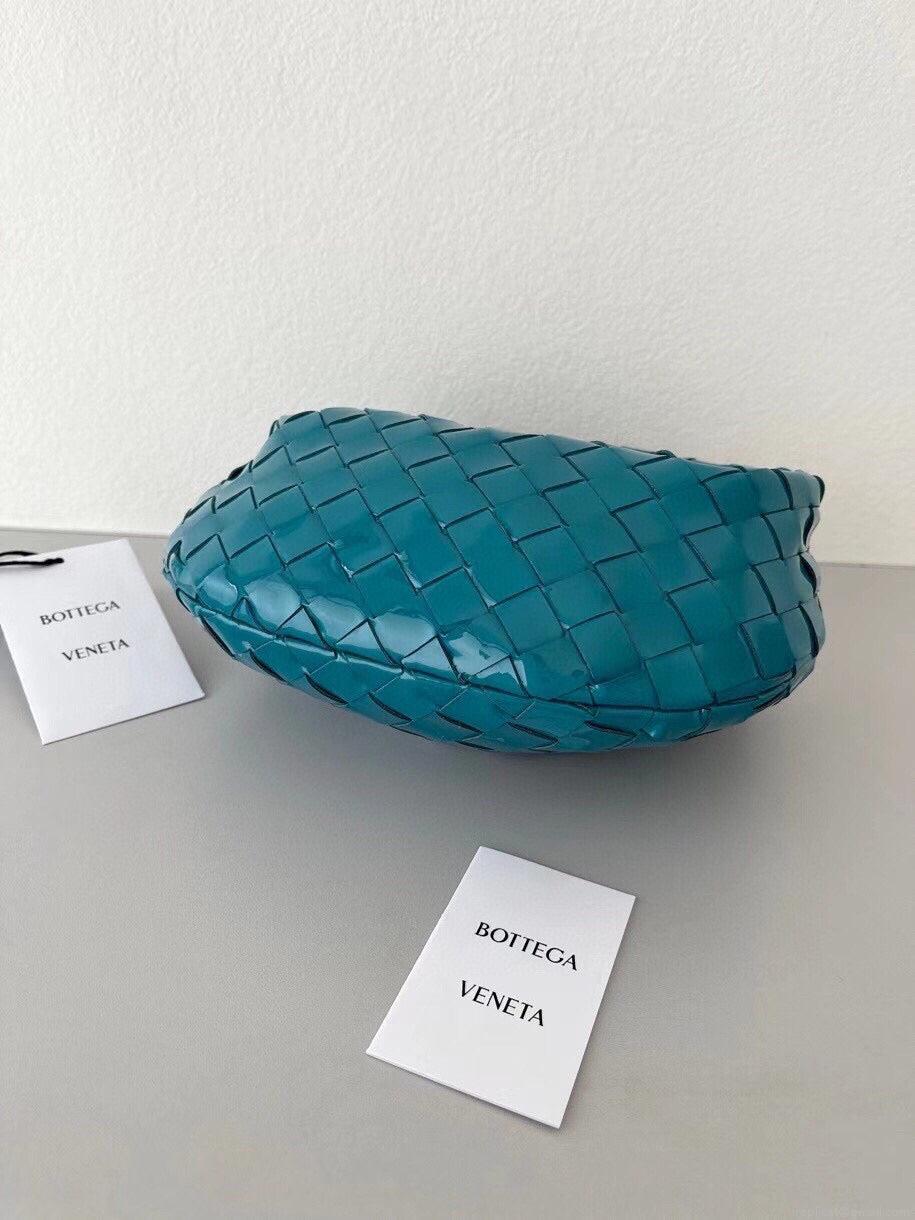 Bottega Veneta BV 651876 mini Jodie Patent leather Blue