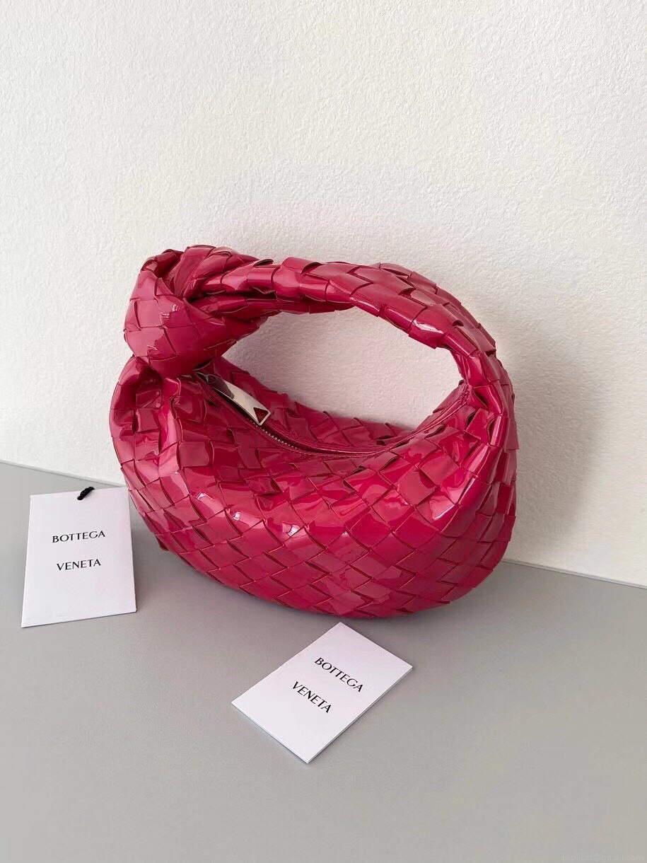 Bottega Veneta BV 651876 mini Jodie Patent leather Red