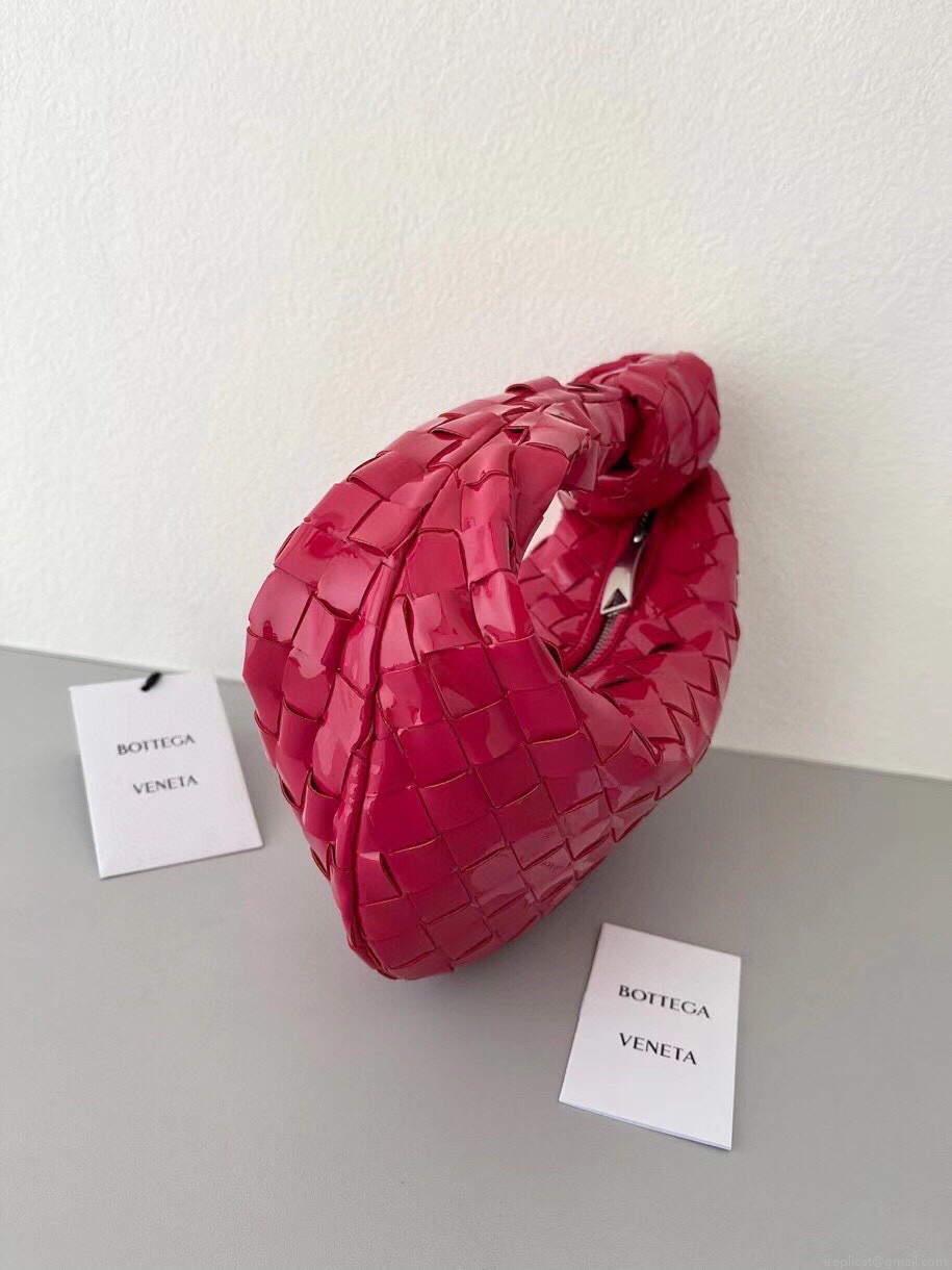 Bottega Veneta BV 651876 mini Jodie Patent leather Red