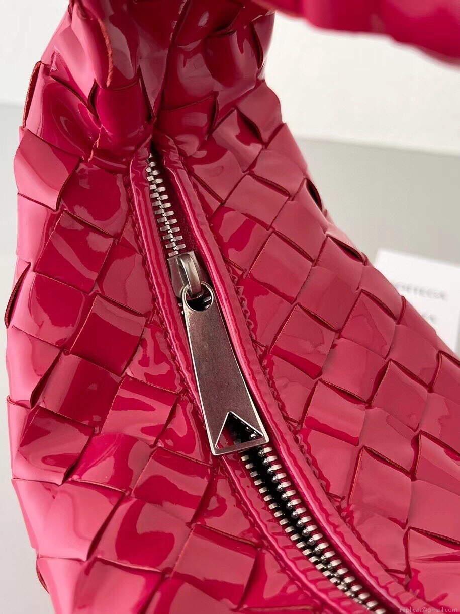 Bottega Veneta BV 651876 mini Jodie Patent leather Red